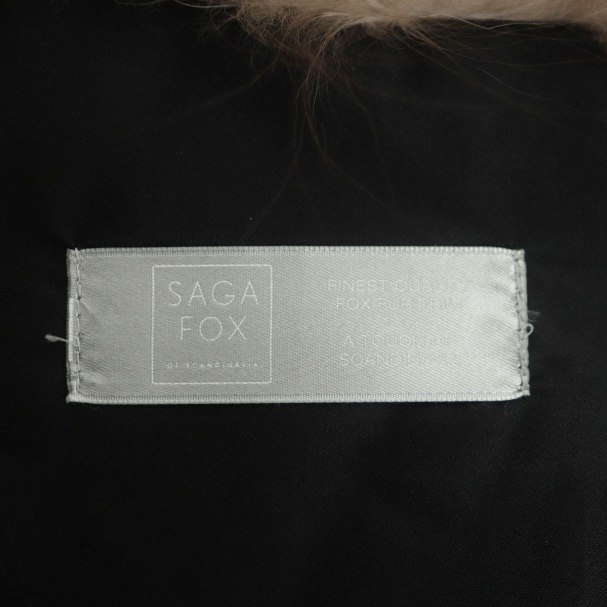 SAGA FOX Genuine Fur Tippet Shawl Stole