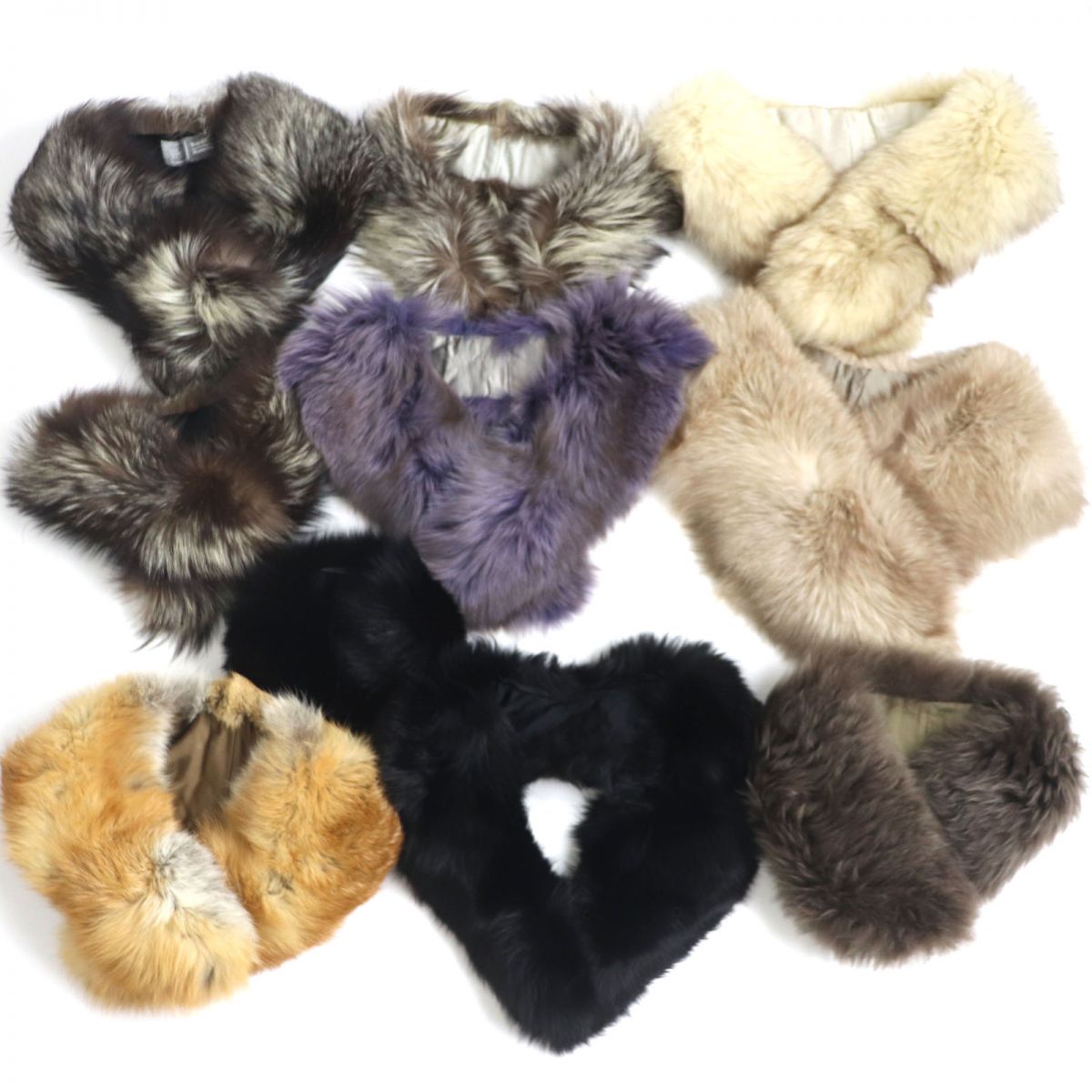 SAGA FOX Genuine Fur Shawl/Stole Set