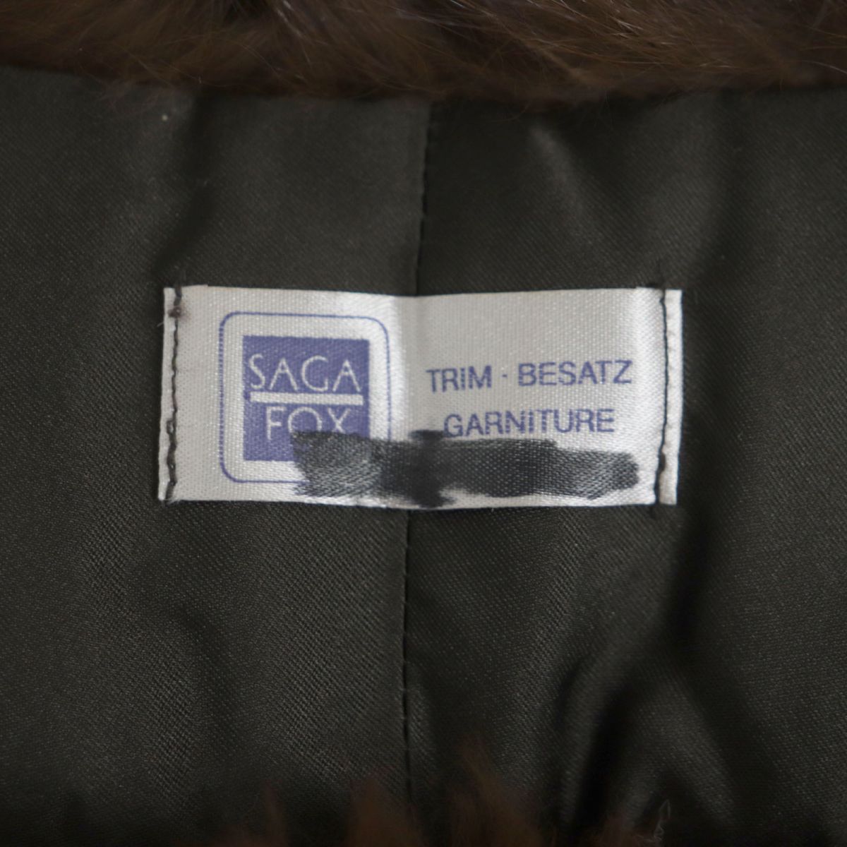 SAGA FOX Real Fur Shawl Stole Tippet Set