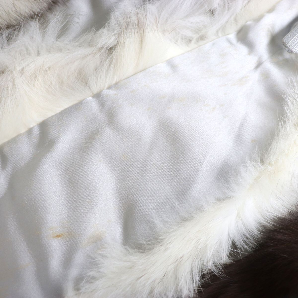 SAGA FOX Real Fur Shawl Stole Tippet Set