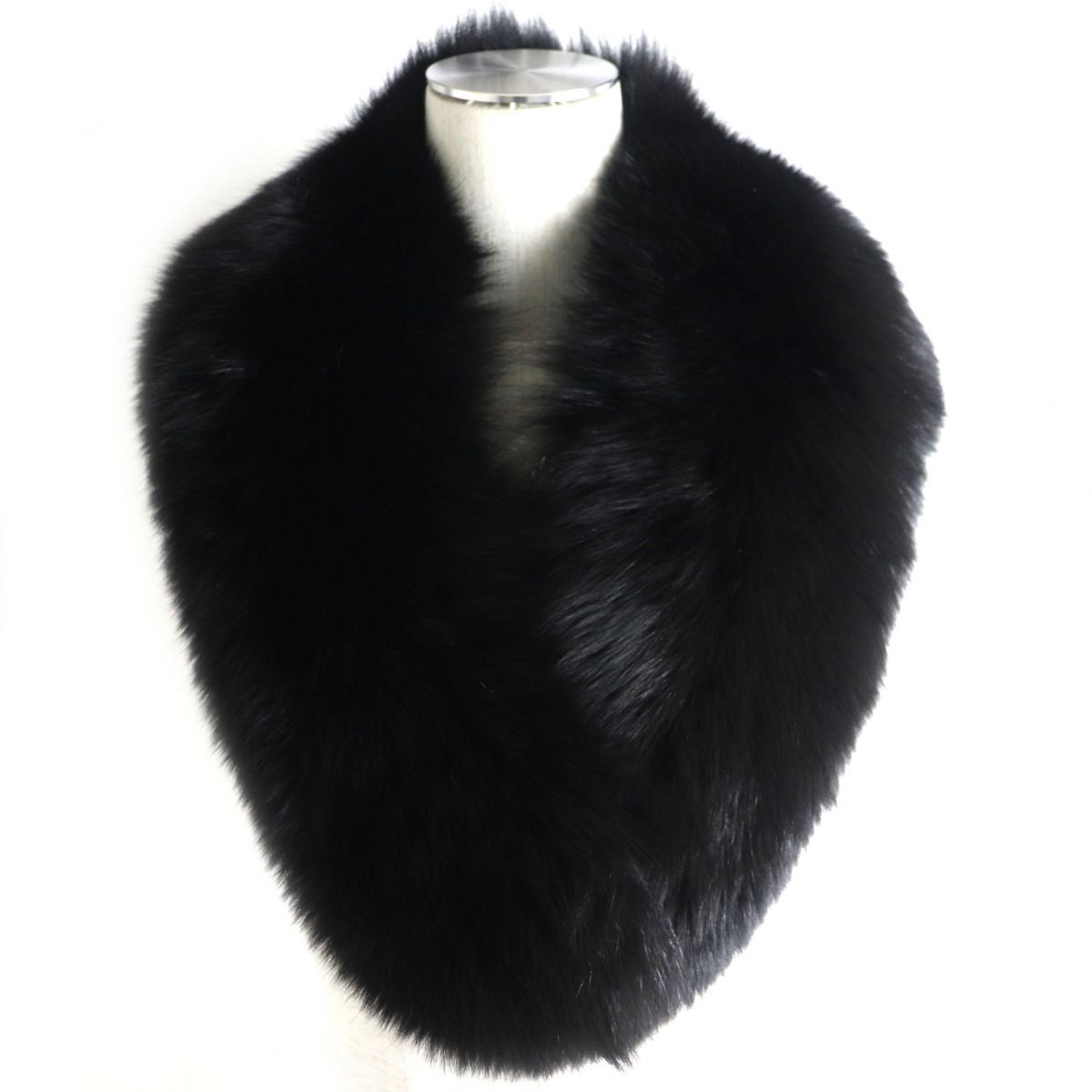 FOX Fur Tippet Shawl Stole 3-Piece Set