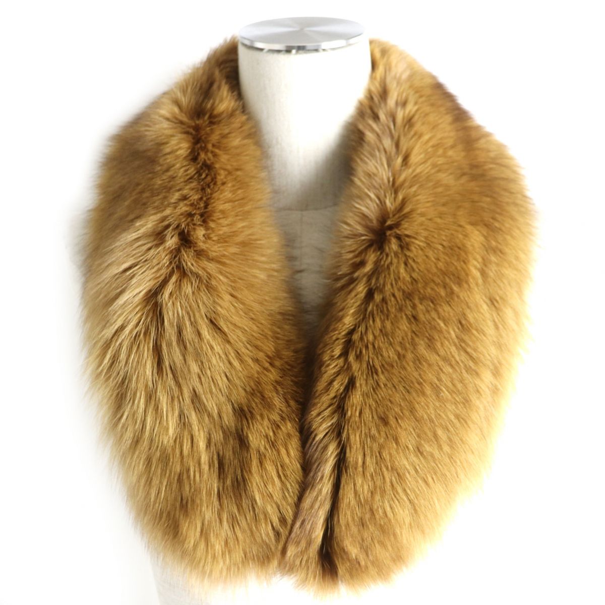 FOX Fur Tippet Shawl Stole 3-Piece Set