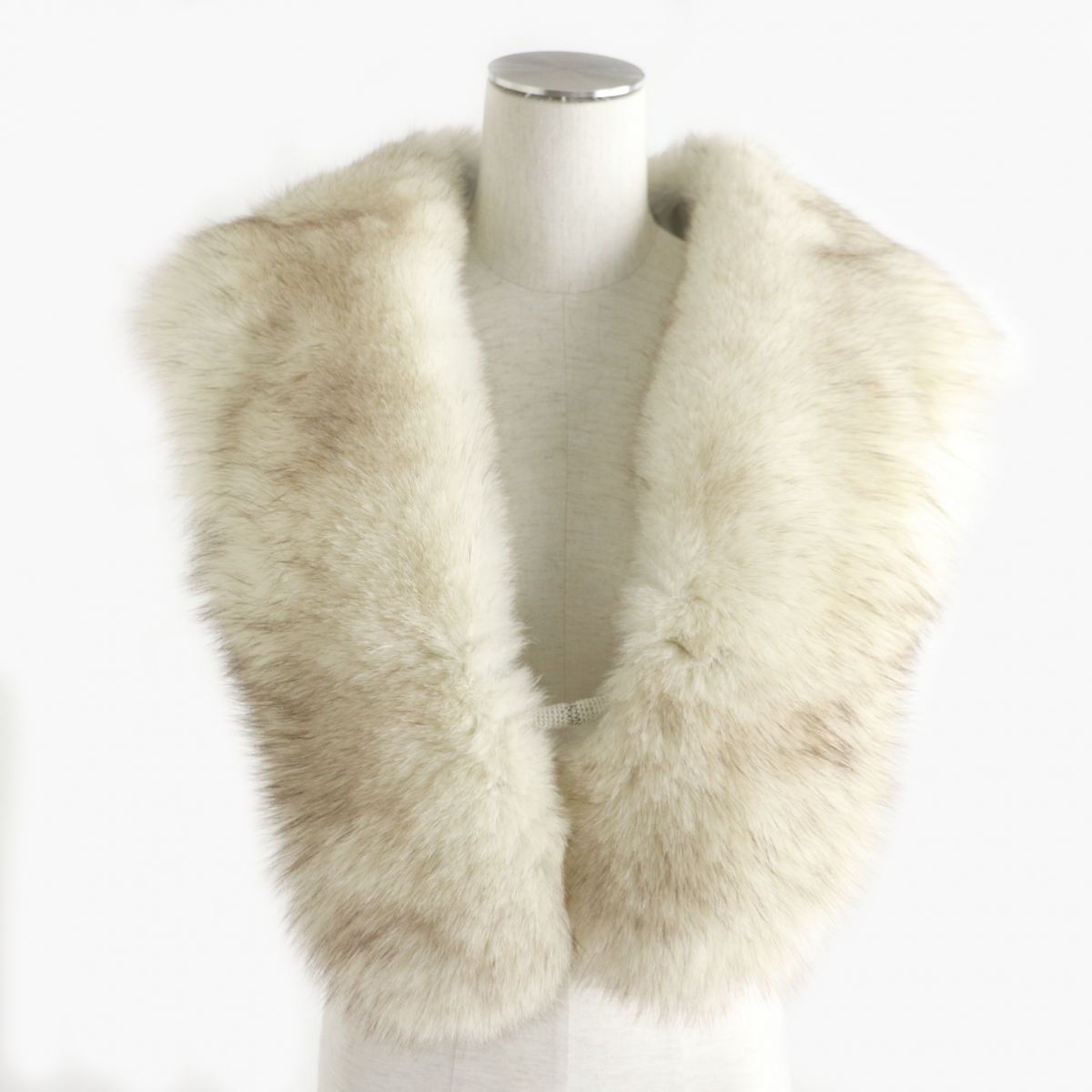 SAGA FOX Genuine Fur Tippet Shawl Stole Set