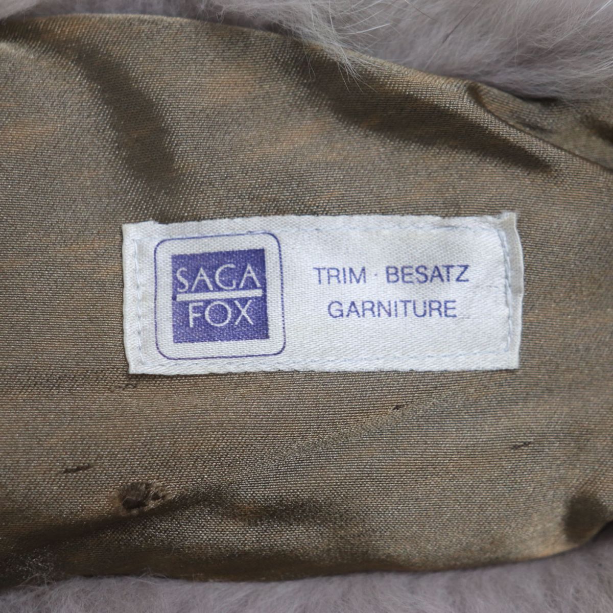 SAGA FOX Genuine Fur Shawl Stole Set