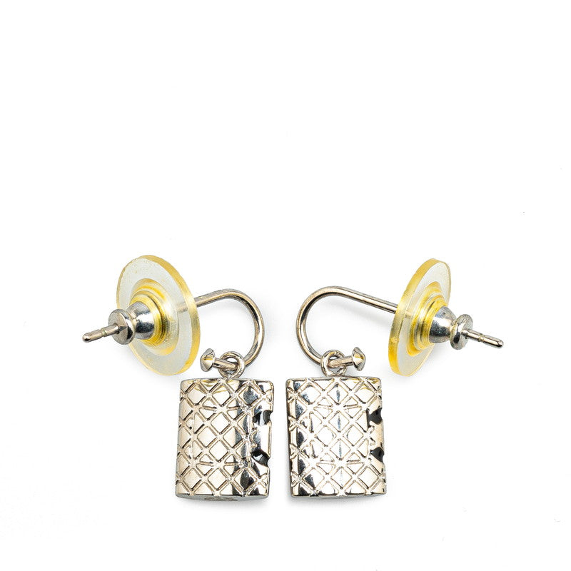 Chanel Cambon Coco Mark Metal Earrings