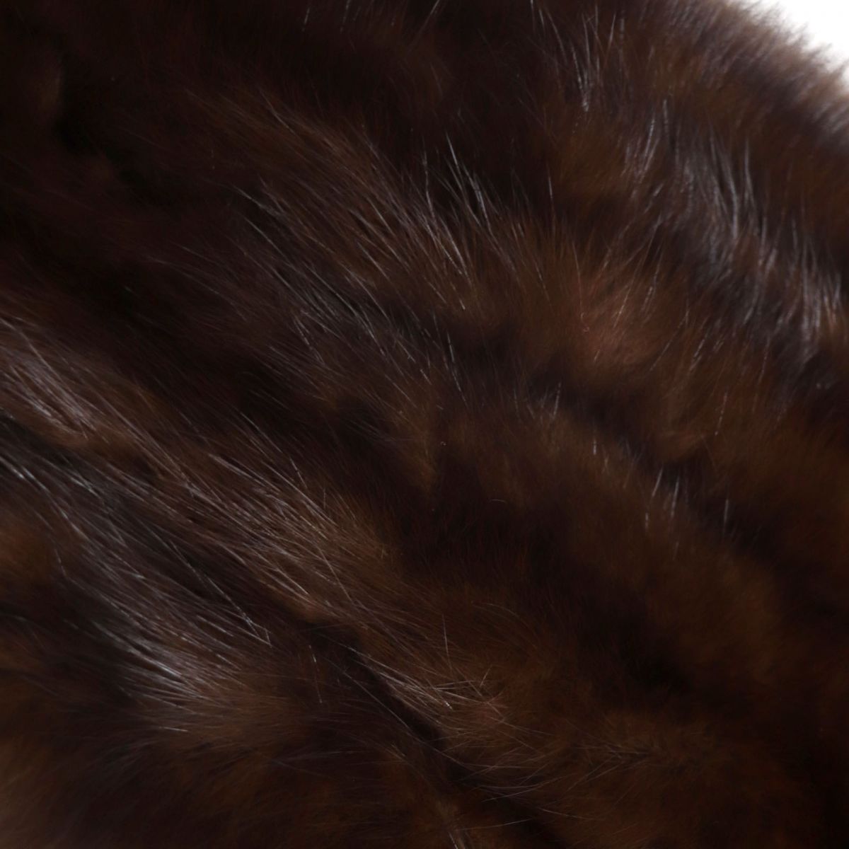 Palody SABLE Fur Large Shawl/Stole, Dark Brown