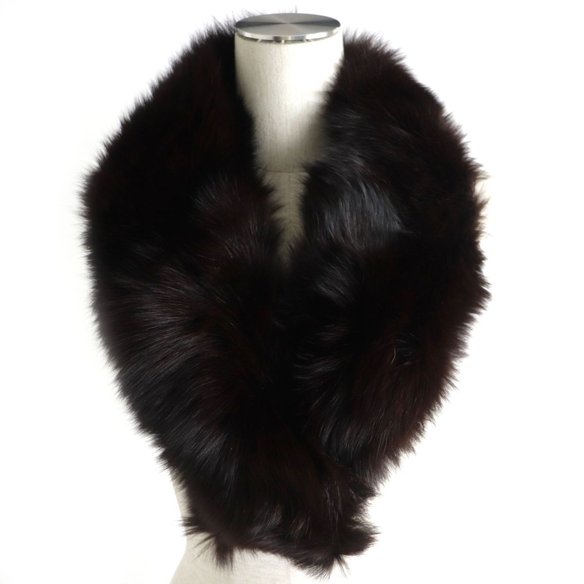 FOX Genuine Fur Shawl Stole 2-Piece Set