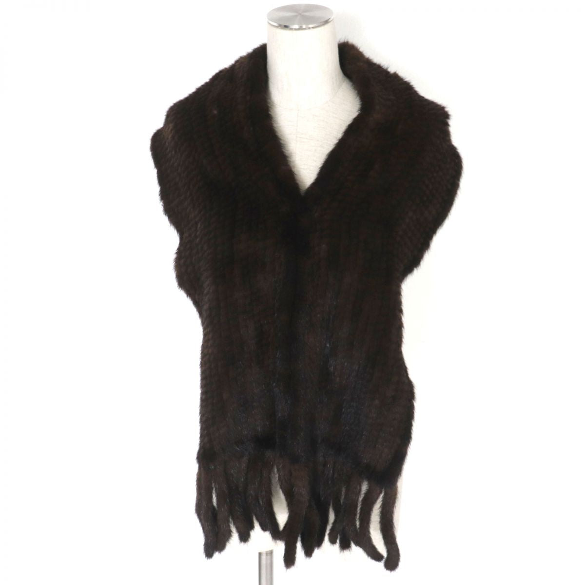 Mink Lightweight Genuine Fur Shawl/Scarf