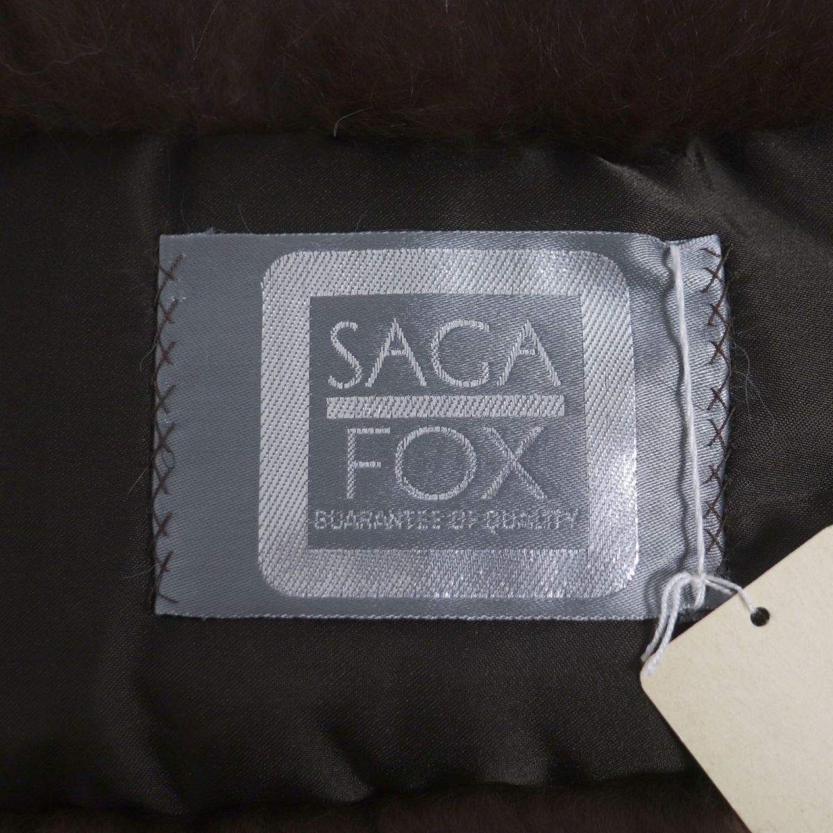 SAGA FOX Genuine Fur Shawl Stole Tippet Set