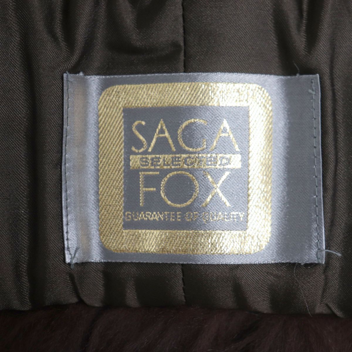 SAGA FOX Genuine Fur Shawl Stole Tippet Set