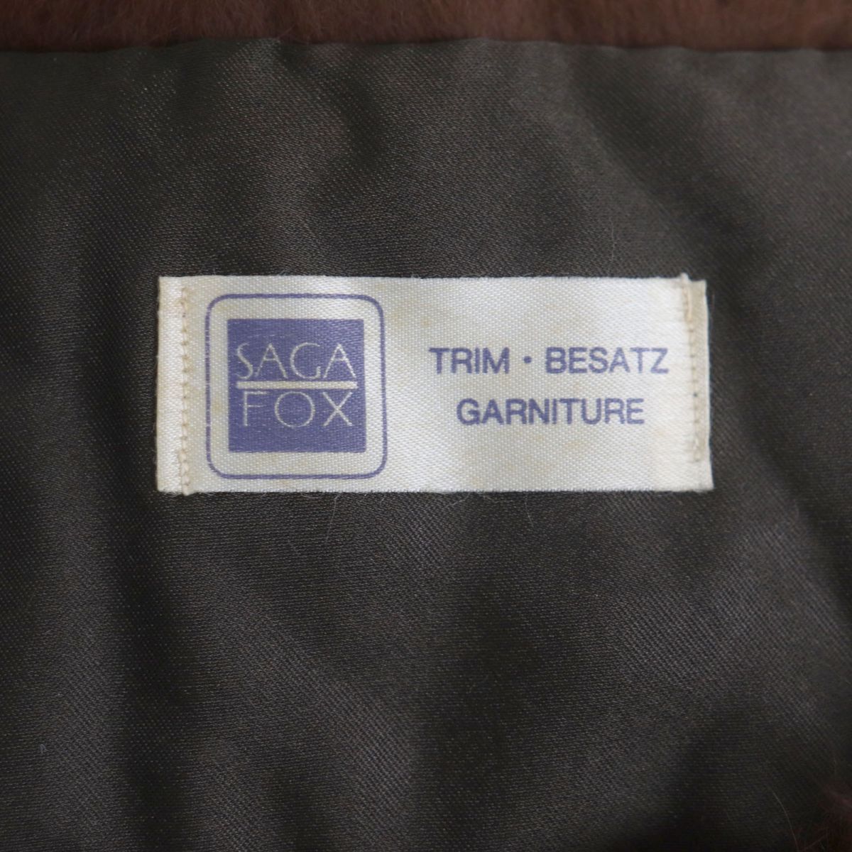 SAGA FOX Genuine Fur Shawl Stole Tippet Set