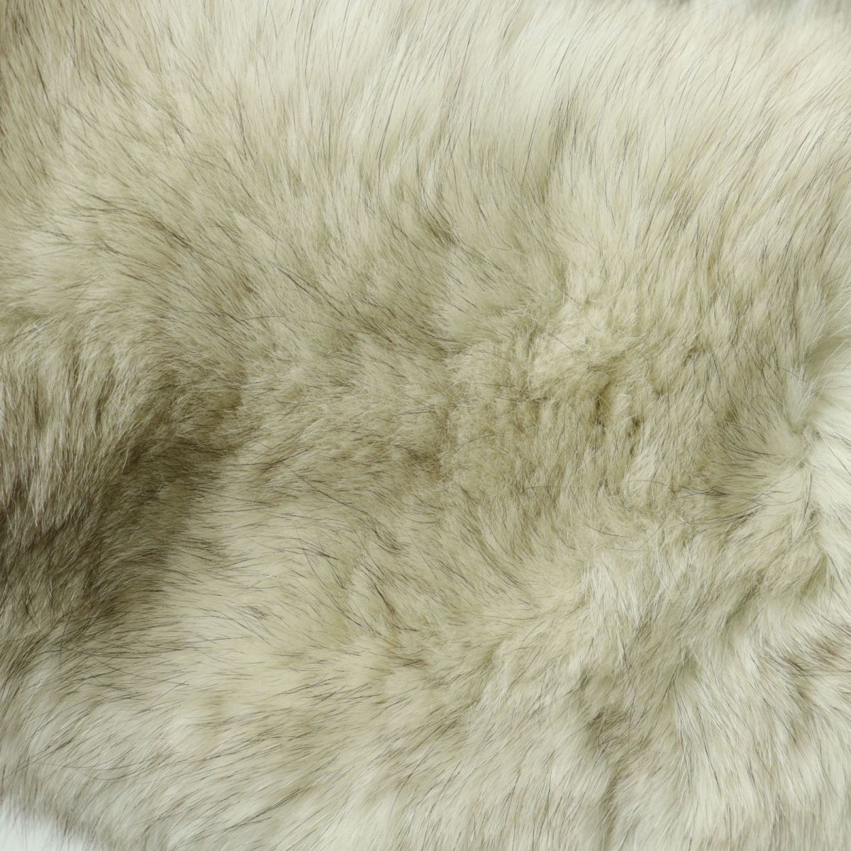 SAGA FOX Genuine Fur Shawl Tippet Ivory Brown