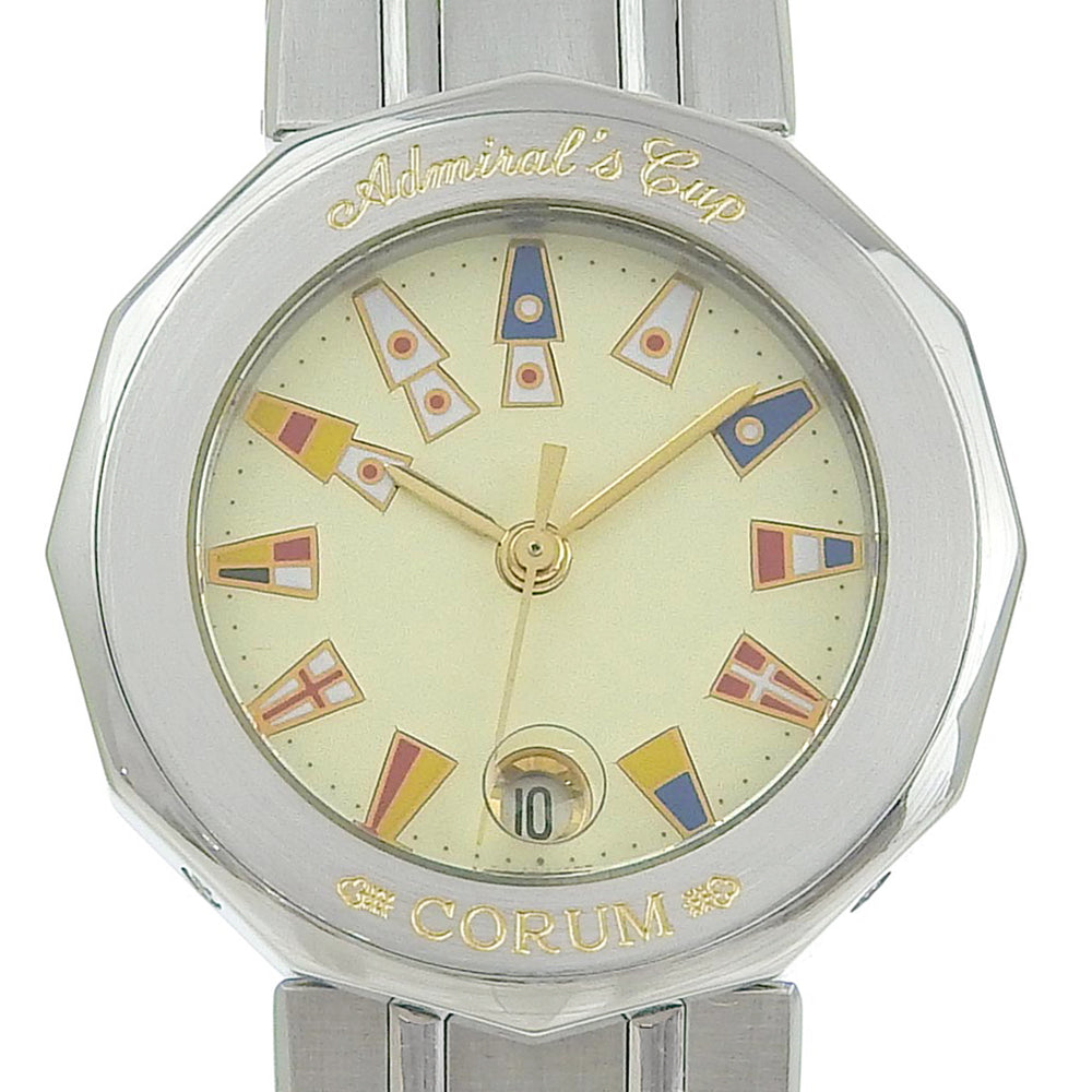 Corum Admiral's Cup Quartz Watch Stainless Steel