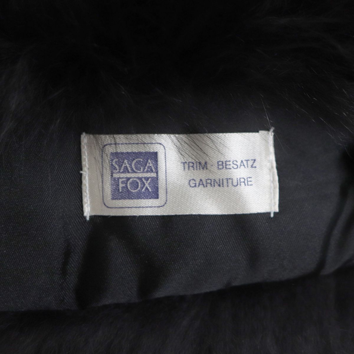 SAGA FOX Genuine Fur Shawl Stole Tippet Set