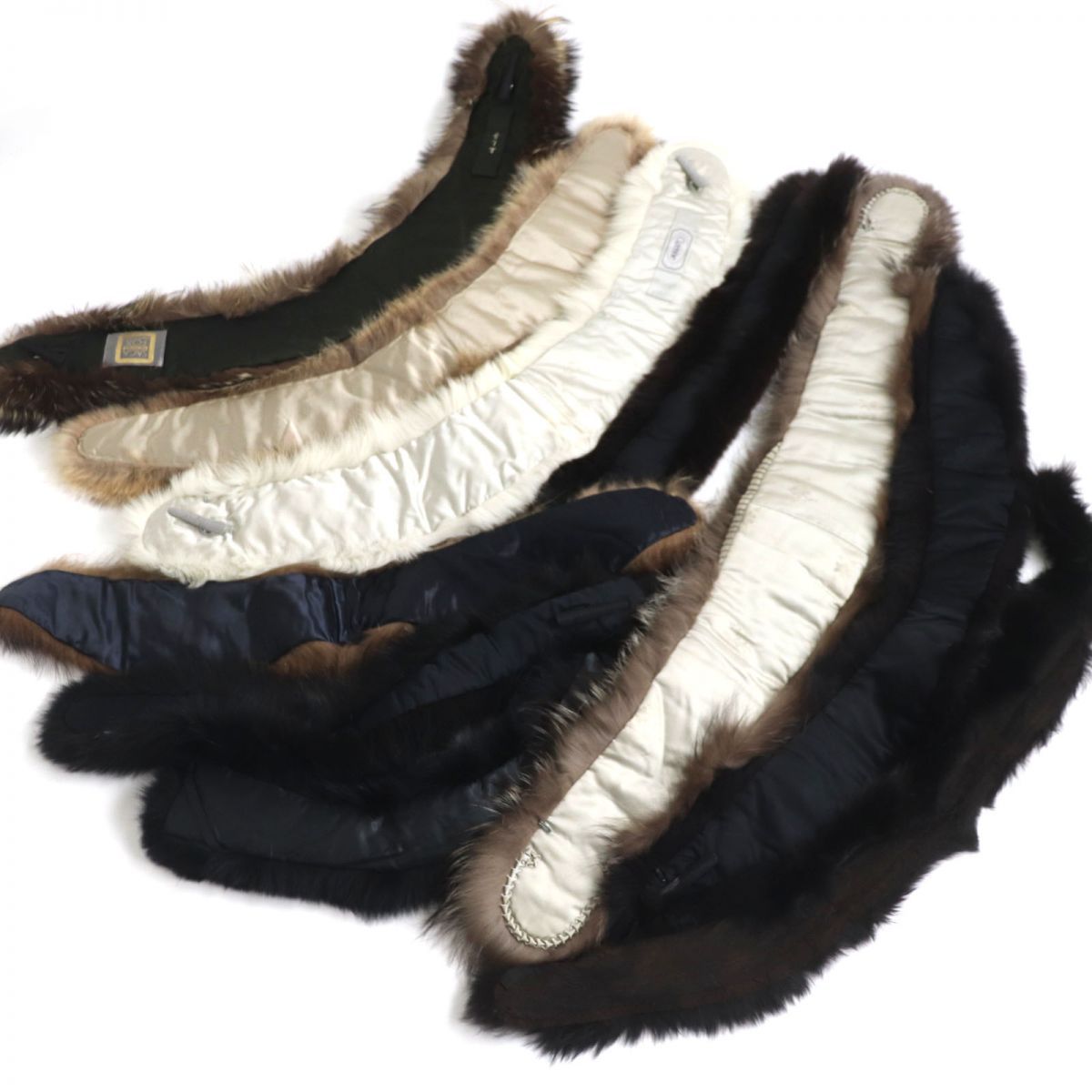 SAGA FOX Genuine Fur Shawl Stole Set