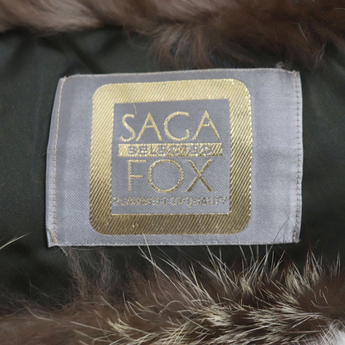 SAGA FOX Genuine Fur Shawl Stole Set