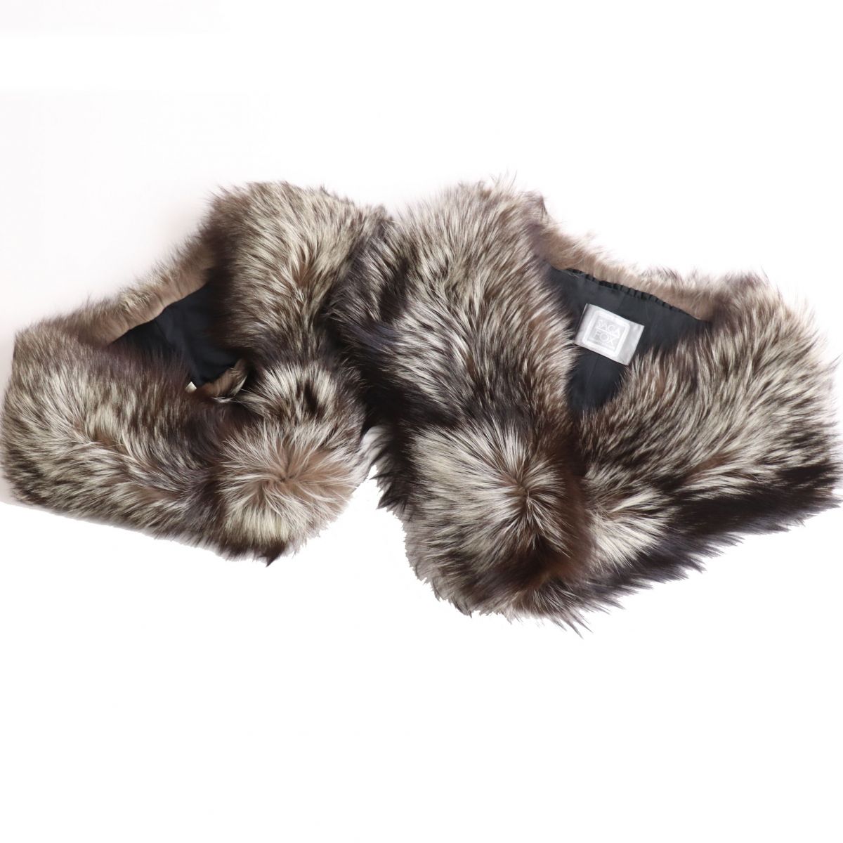 FOX Genuine Fur Shawl Stole 2-Piece Set