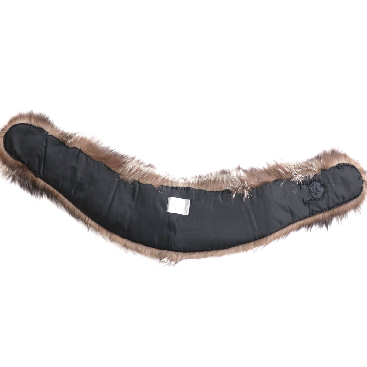 FOX Genuine Fur Shawl Stole 2-Piece Set