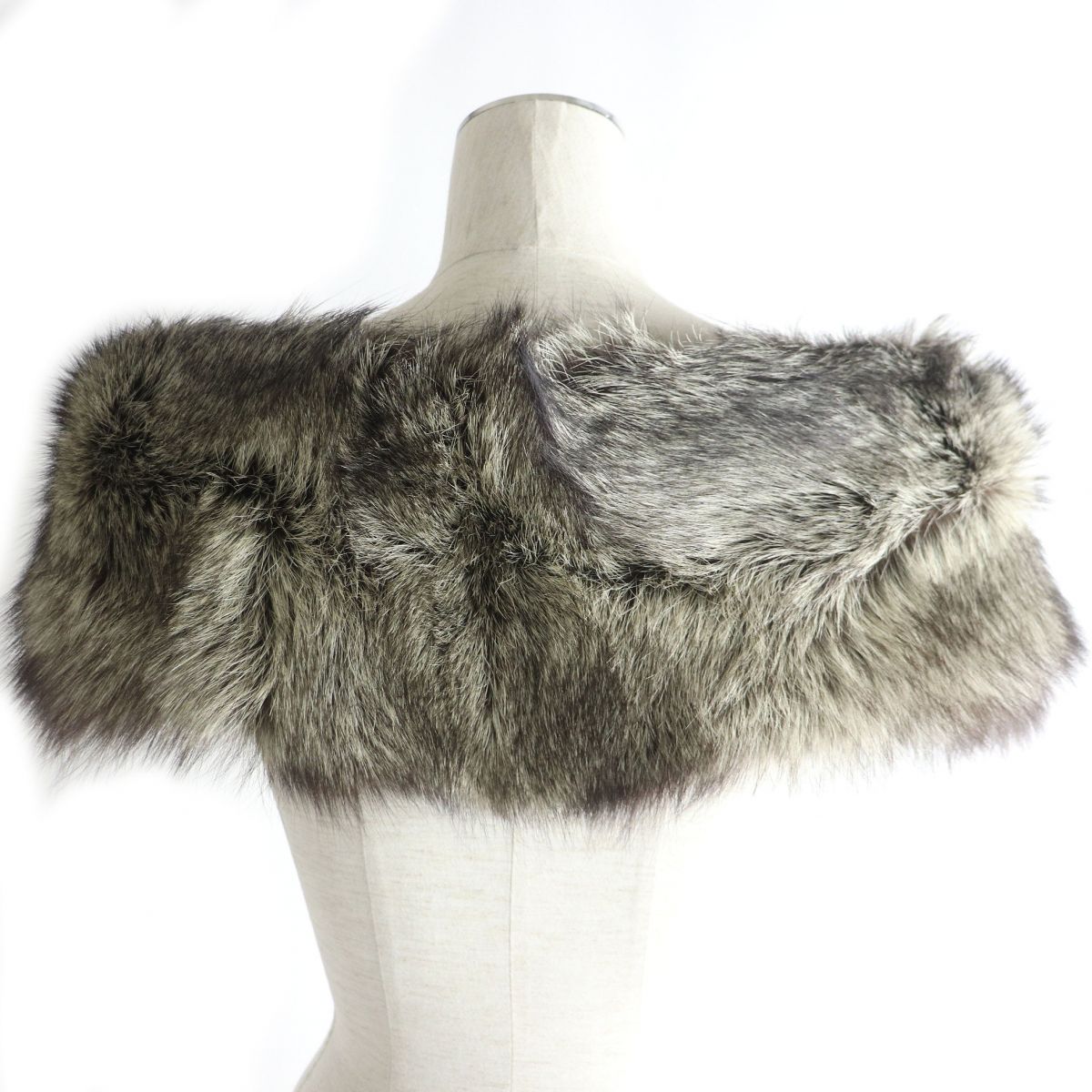 SAGA FURS Fox Real Fur Large Shawl Tippet