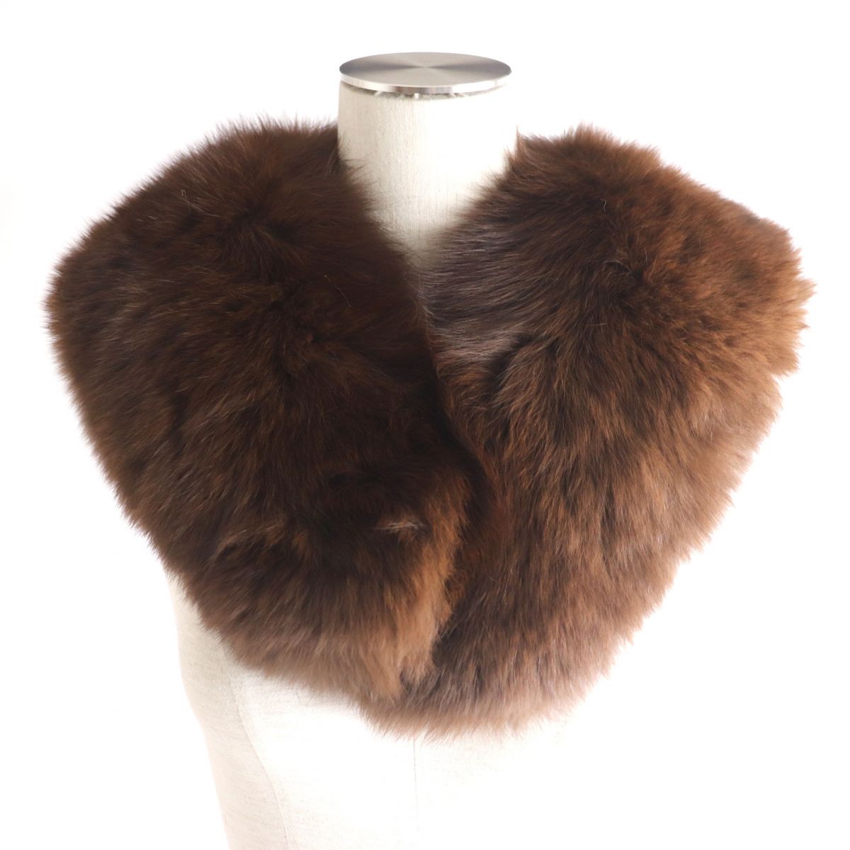 SAGA FOX Genuine Fur Shawl Stole Set