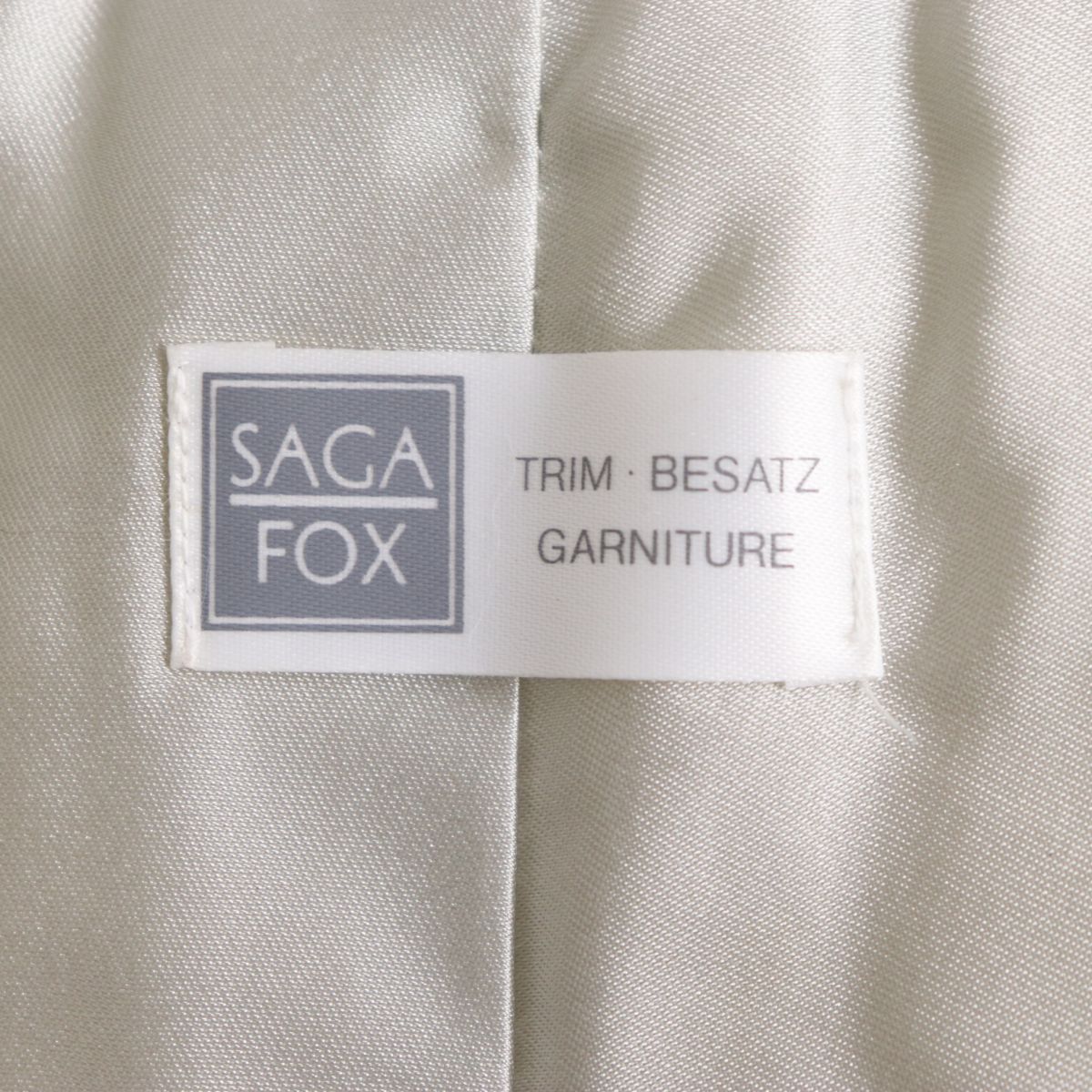 SAGA FOX Genuine Fur Shawl Stole Set