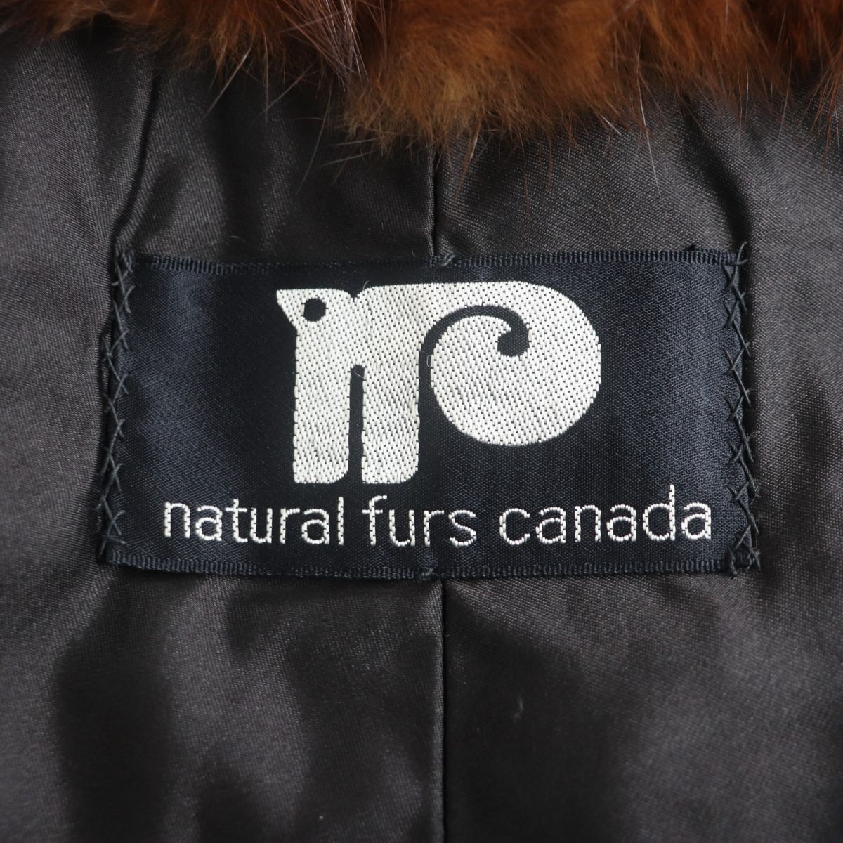 Canadian Sable Genuine Fur Shawl Brown