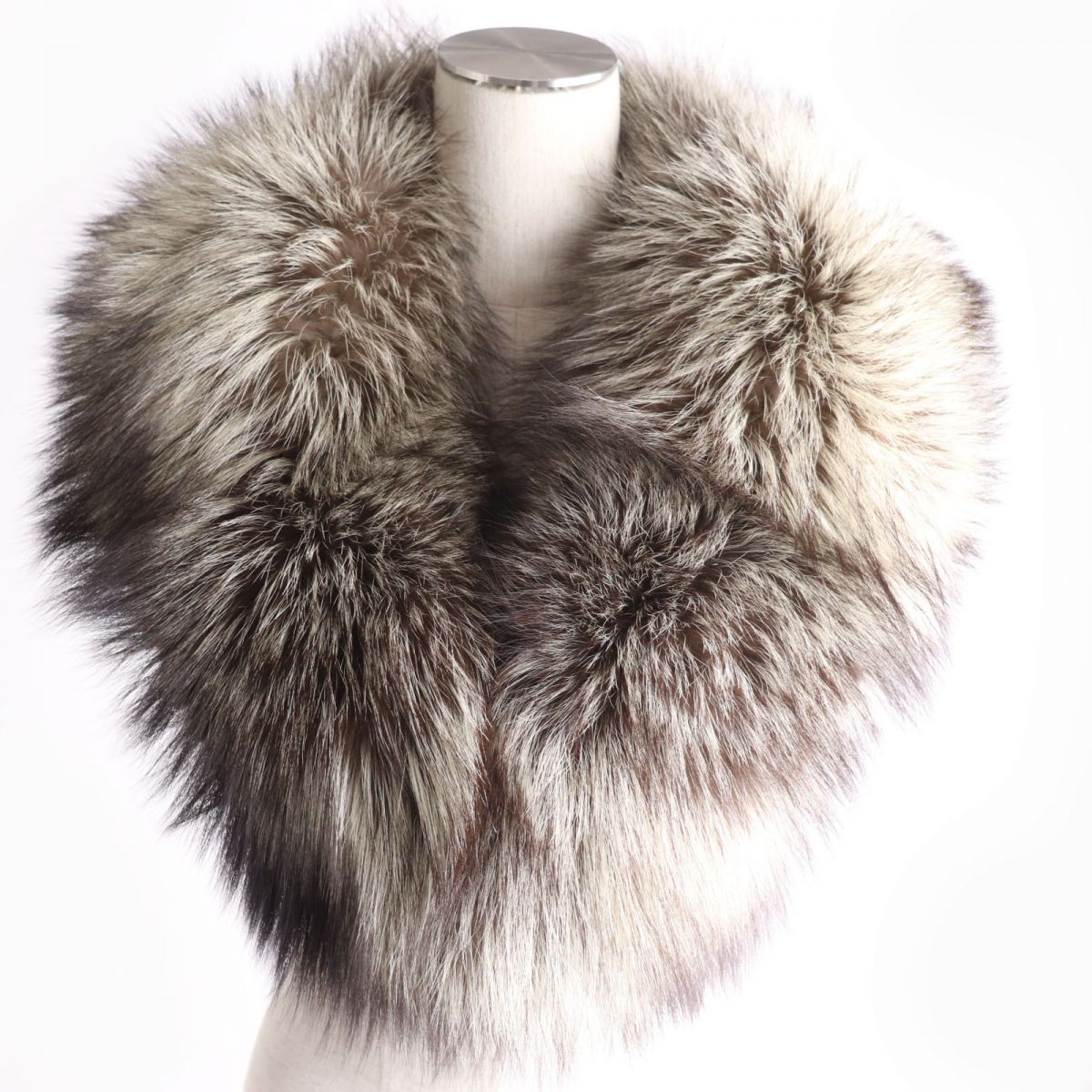 SAGA FOX Genuine Fur Tippet Shawl Stole Set