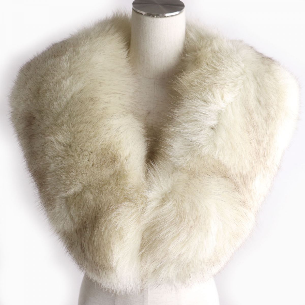 SAGA FOX Genuine Fur Tippet Shawl Stole Set