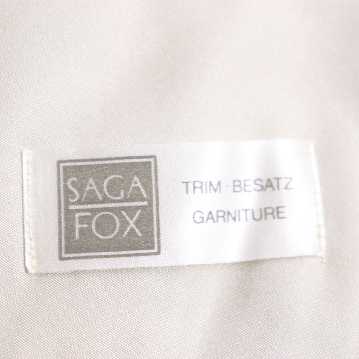 SAGA Blue Fox Genuine Fur Shawl Stole Tippet