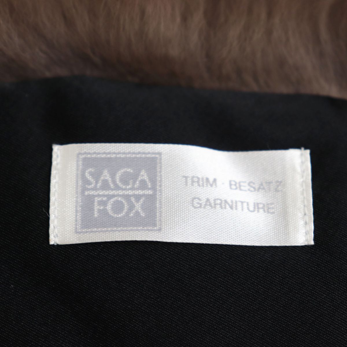 SAGA FOX Real Fur Shawl with Embroidery