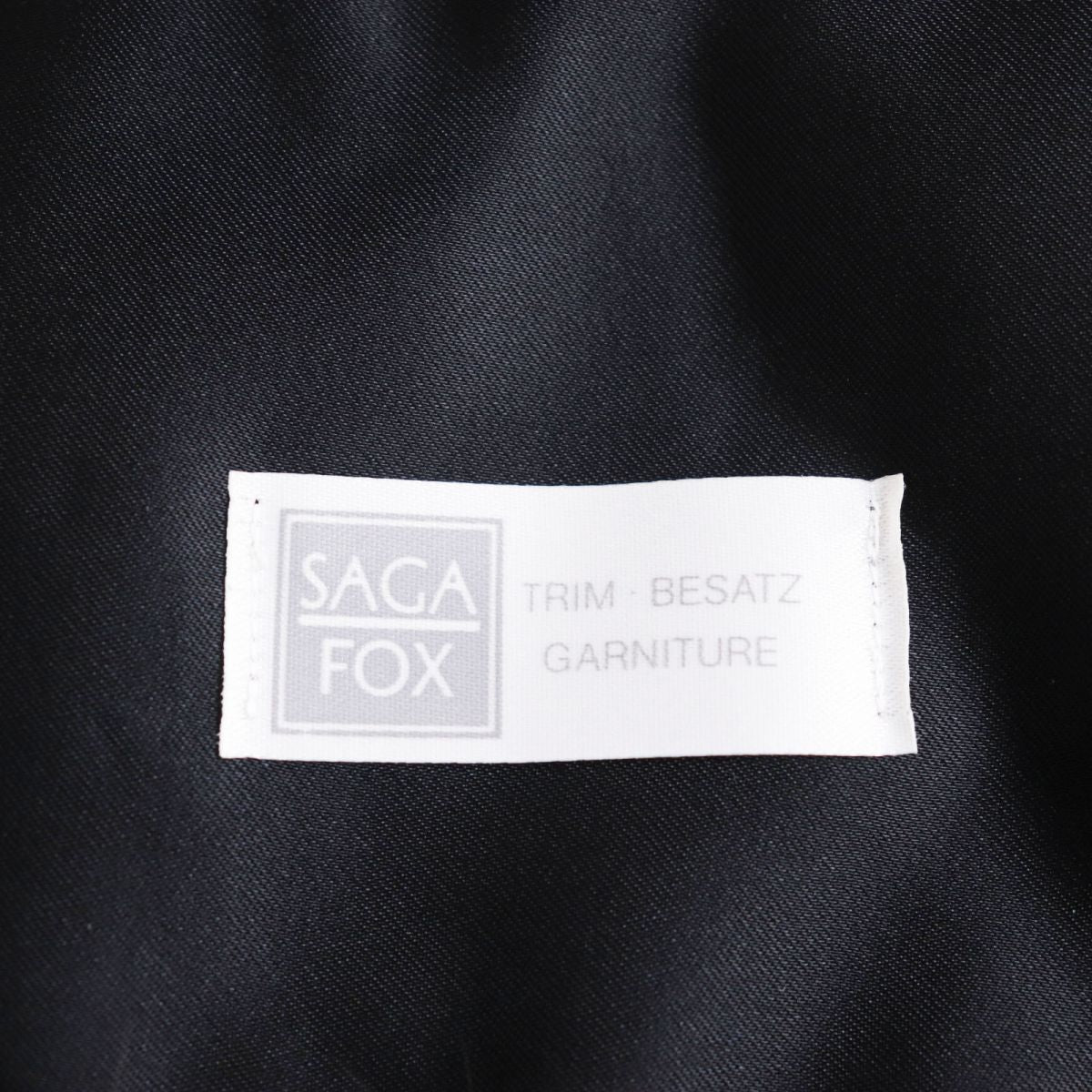 SAGA FOX Genuine Fur Large Shawl/Stole Brown White