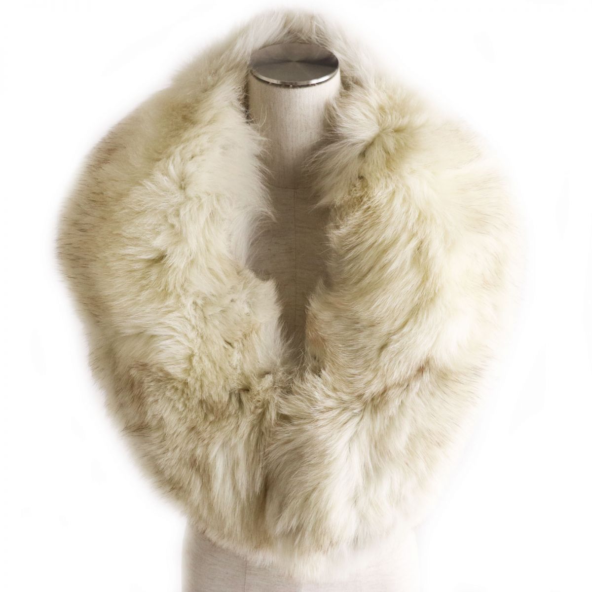 SAGA FOX Genuine Fur Shawl Stole Tippet