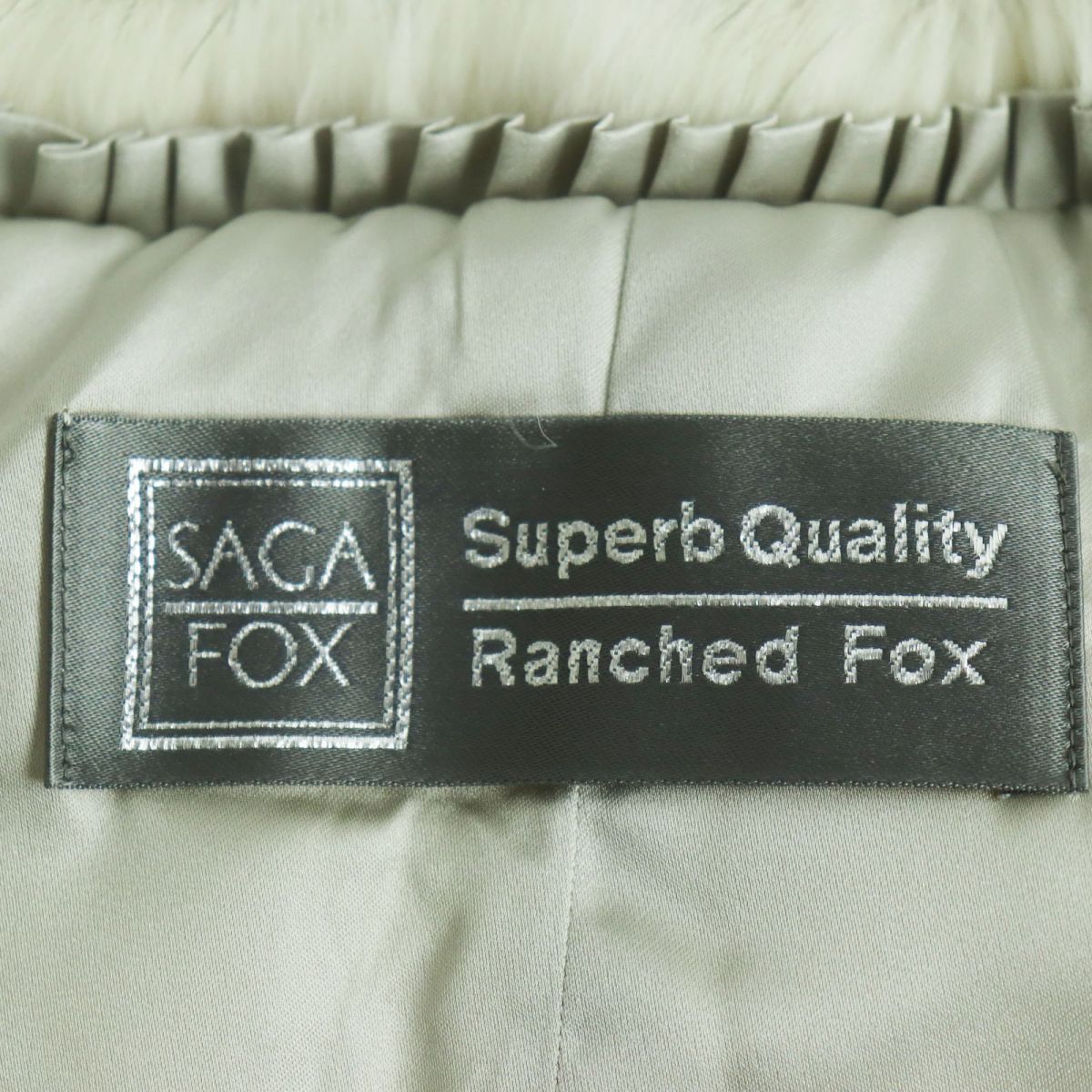 SAGA FOX Genuine Fur Shawl Stole Tippet