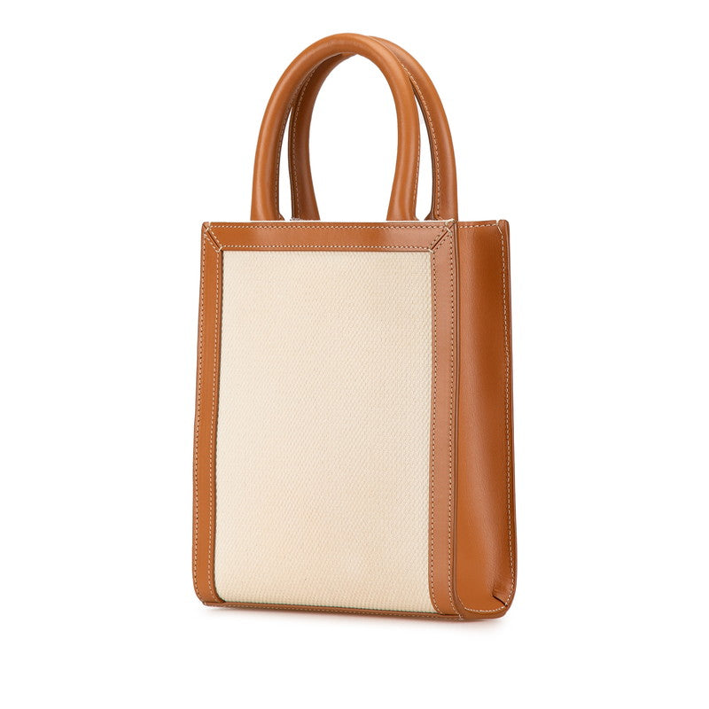 Celine Mini Vertical Cabas Canvas Handbag