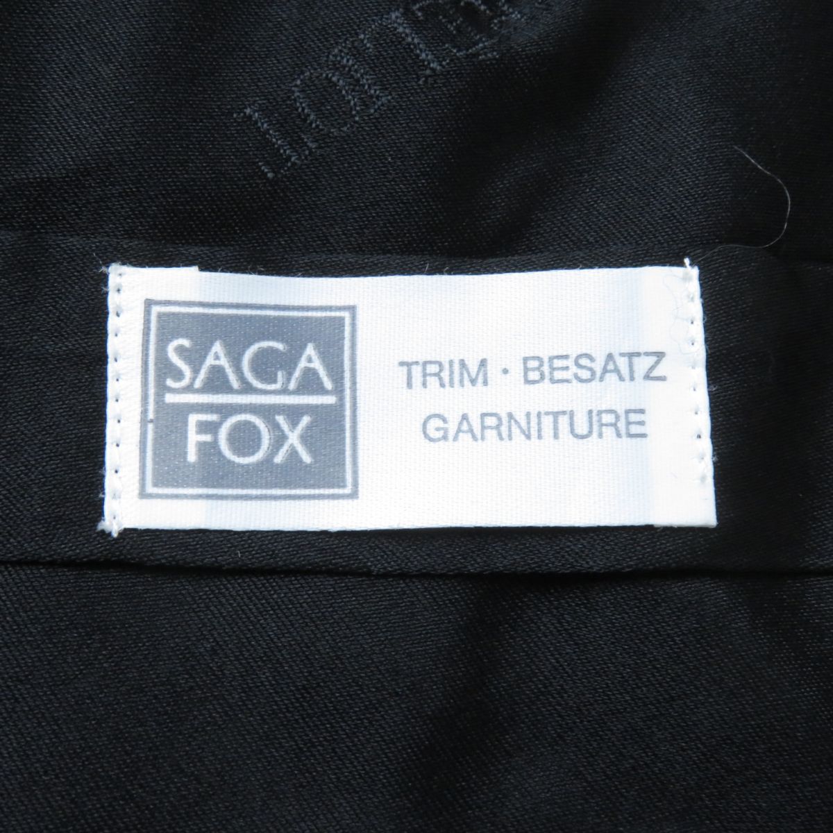 Saga Fox Genuine Fur Shawl Stole Brown Ivory