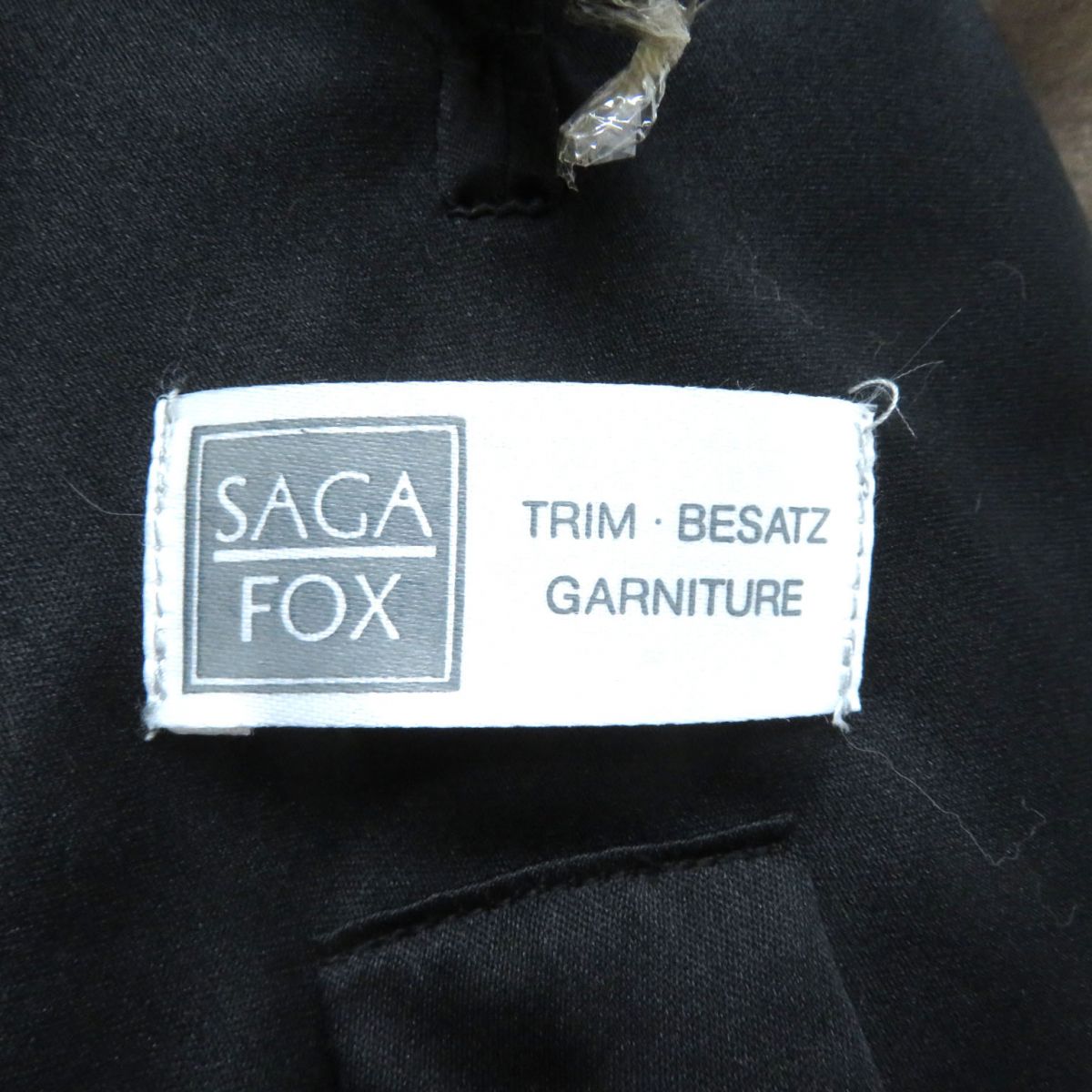 SAGA Silver Fox Real Fur Shawl Stole Tippet