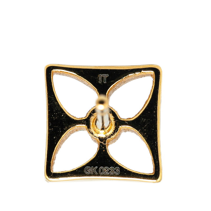 Louis Vuitton Gold Plated Crazy Inlock Earrings M00395