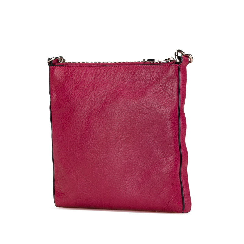 Loewe Heritage Leather Shoulder Bag Pink