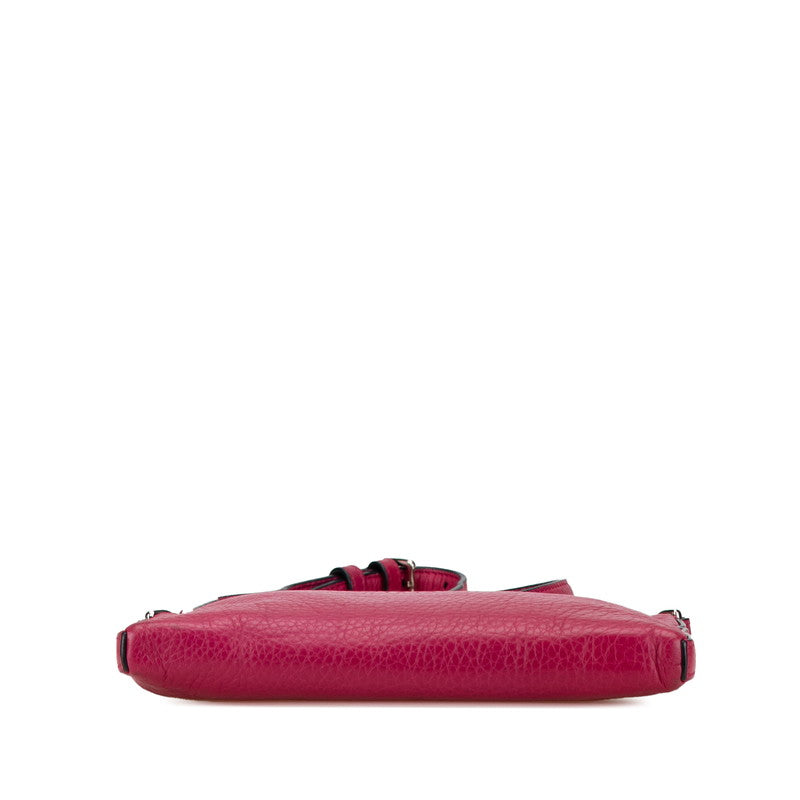 Loewe Heritage Leather Shoulder Bag Pink