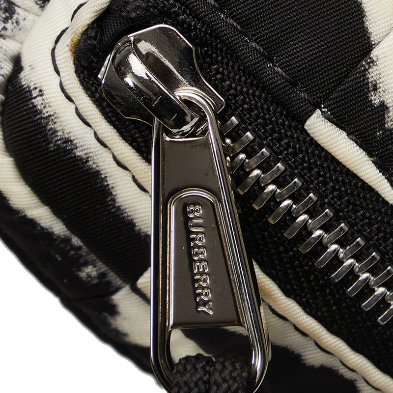 Burberry Nylon Logo Zebra Body Bag Waist Bag