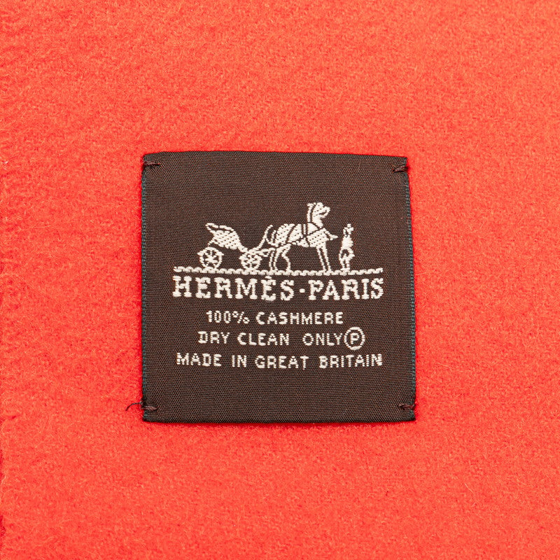 Hermes Cashmere Scarf Red