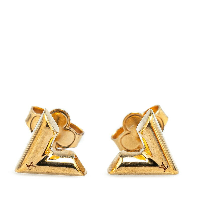 Louis Vuitton Essential V Earrings M68153 Gold