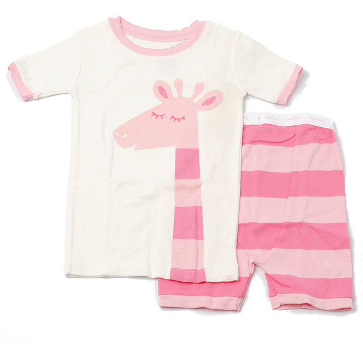 GAP Baby Girls Pajama Set Giraffe Light Pink in Pristine Condition