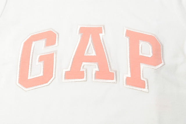 GAP Kids Girls T-Shirt/Top, babyGAP, Logo/White, 100% Cotton in Pristine Condition