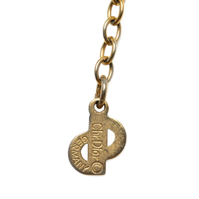 Dior Logo Gold Plated Necklace