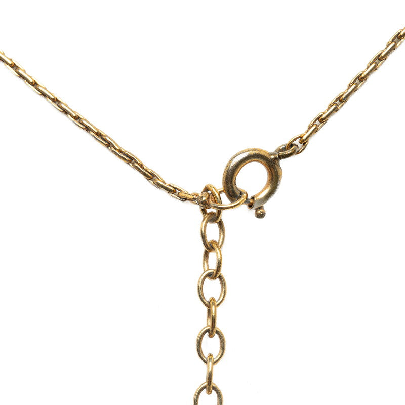 Dior Logo Gold Plated Necklace