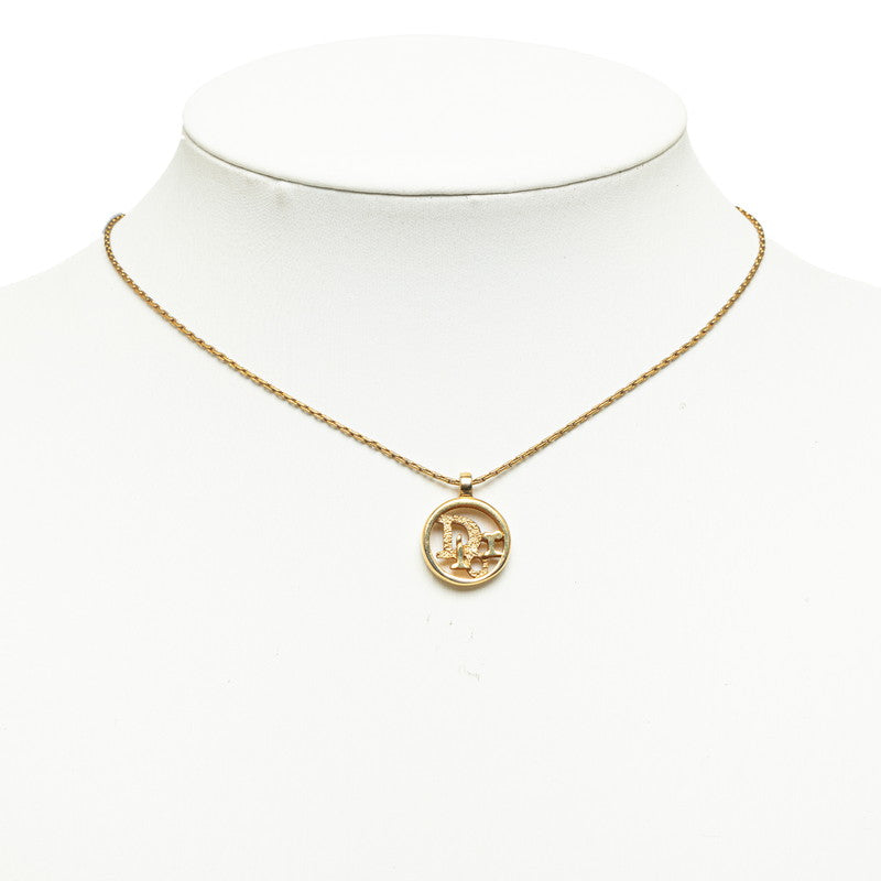 Dior Logo Gold Plated Necklace