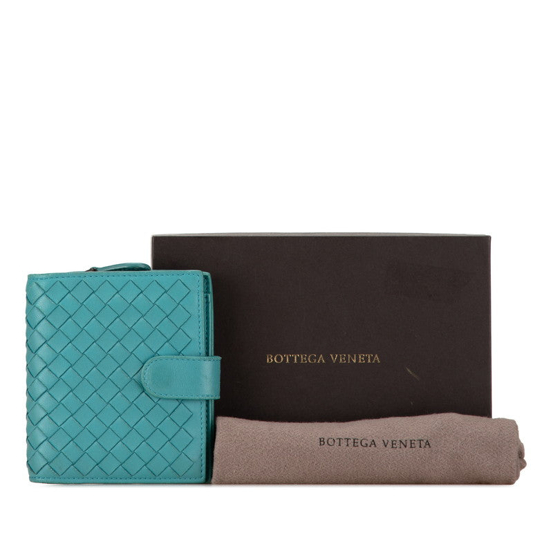 Bottega Veneta Intrecciato Leather Bifold Wallet in Very Good Condition