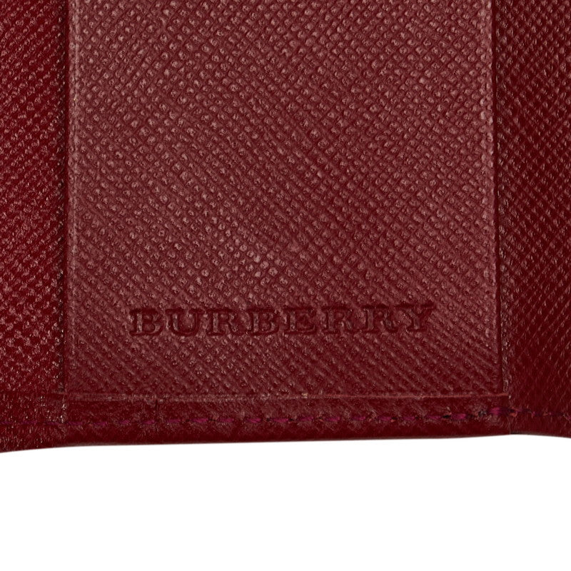 Burberry Nova Check Canvas Leather 4-Key Case