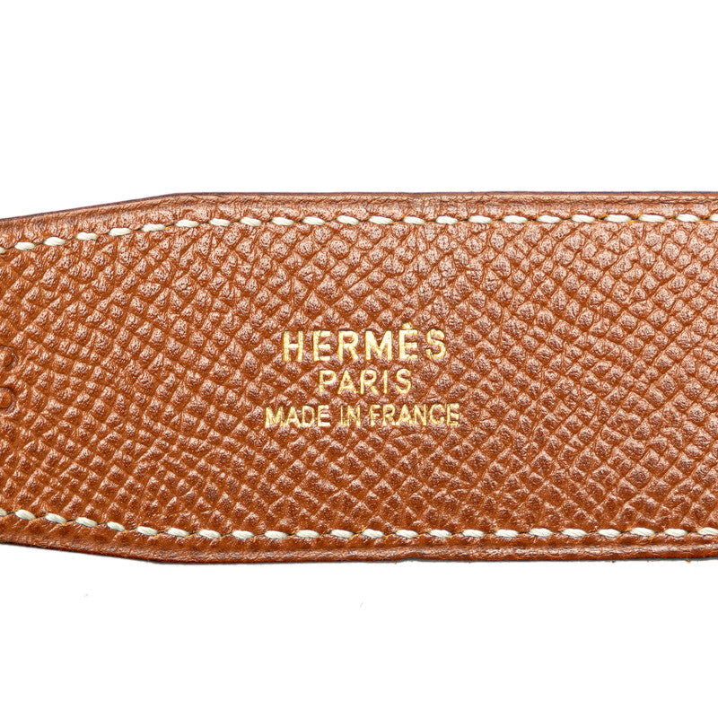 Hermes Constance H Reversible Belt